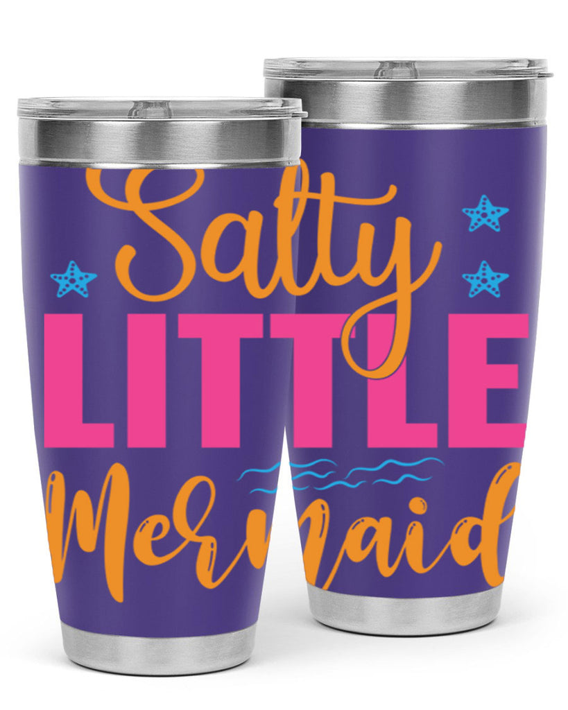 Salty Little Mermaid Design 574#- mermaid- Tumbler