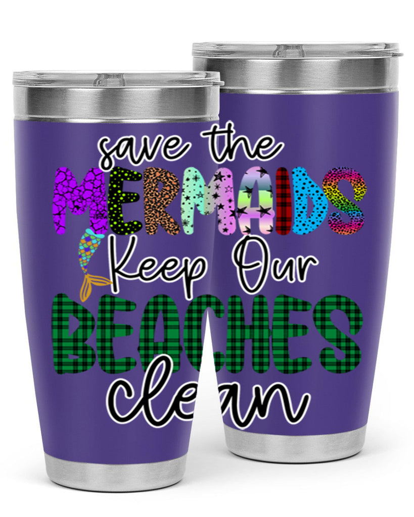 Save The Mermaids Keep Our 575#- mermaid- Tumbler