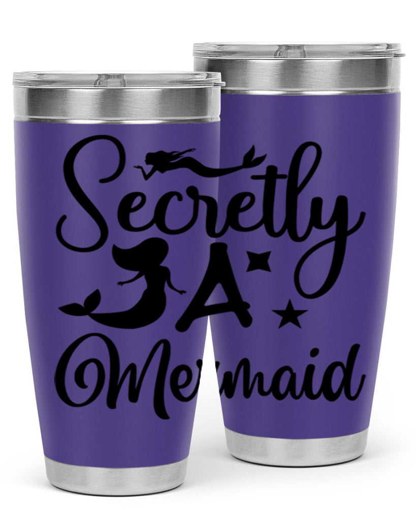 Secretly a mermaid 580#- mermaid- Tumbler