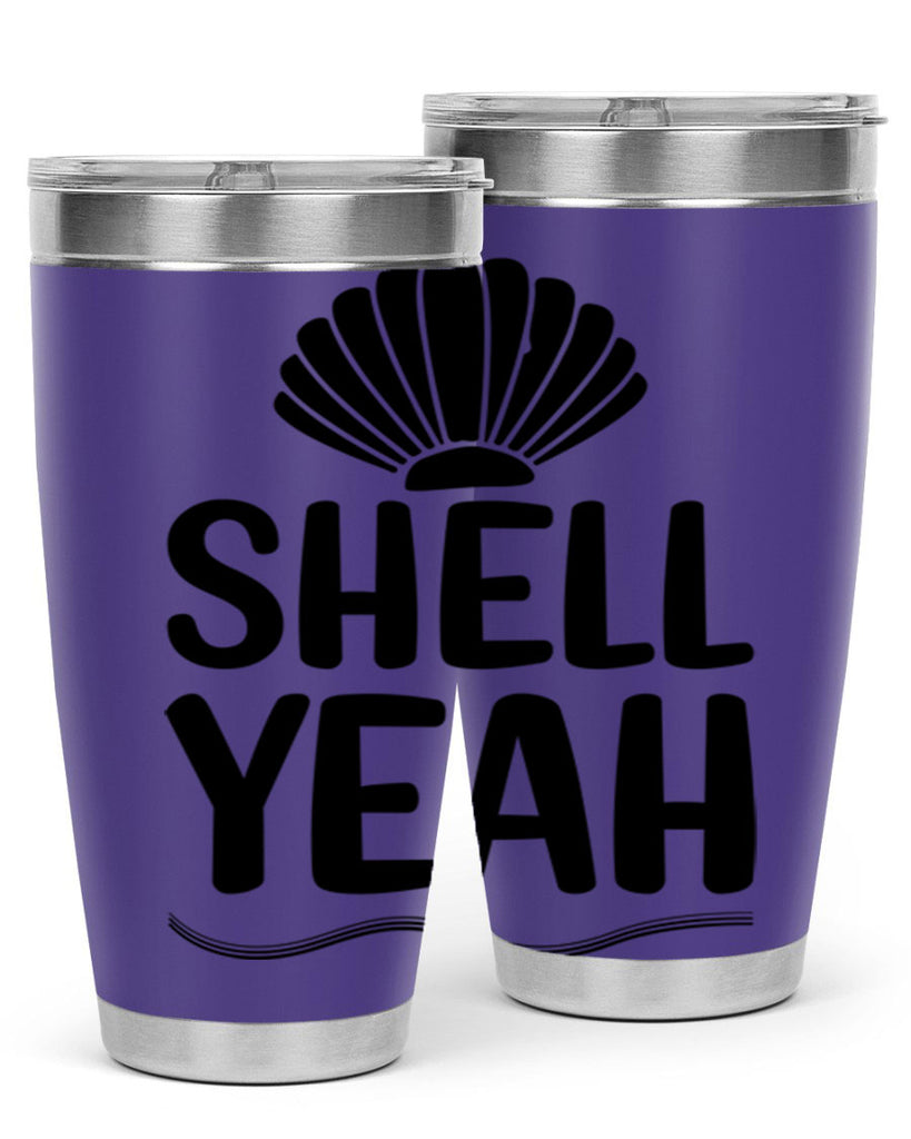 Shell yeah 597#- mermaid- Tumbler