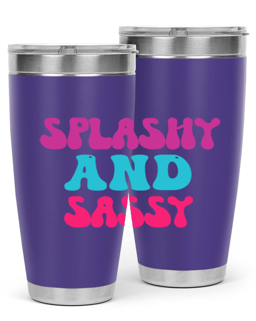 Splashy And Sassy 622#- mermaid- Tumbler