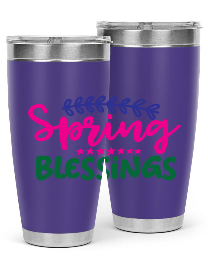Spring Blessings 419#- spring- Tumbler