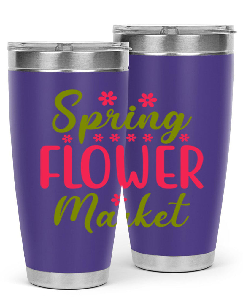Spring Flower Market 423#- spring- Tumbler