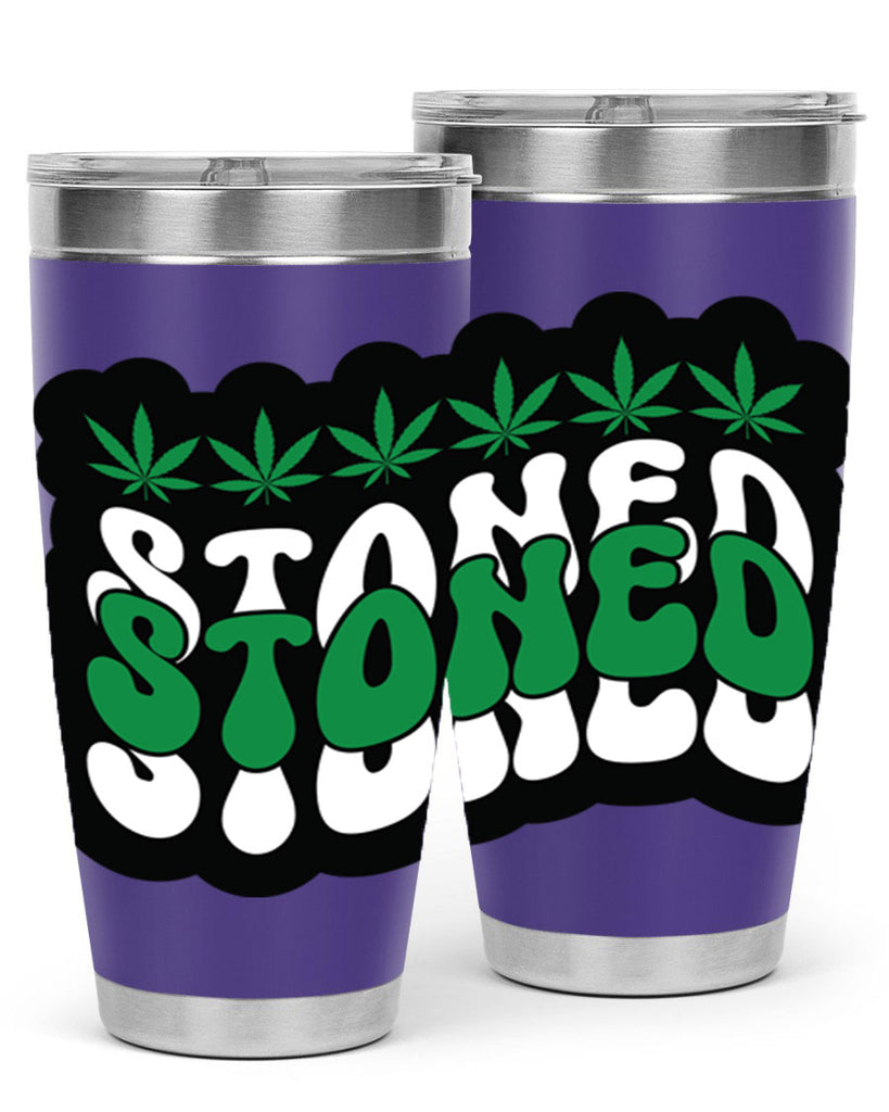 Stoned 255#- marijuana- Tumbler