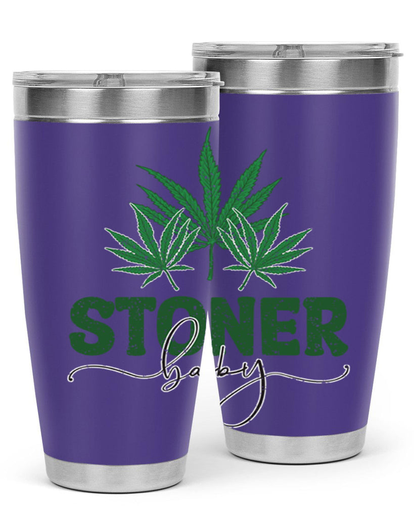 Stoner Baby Sublimation 261#- marijuana- Tumbler