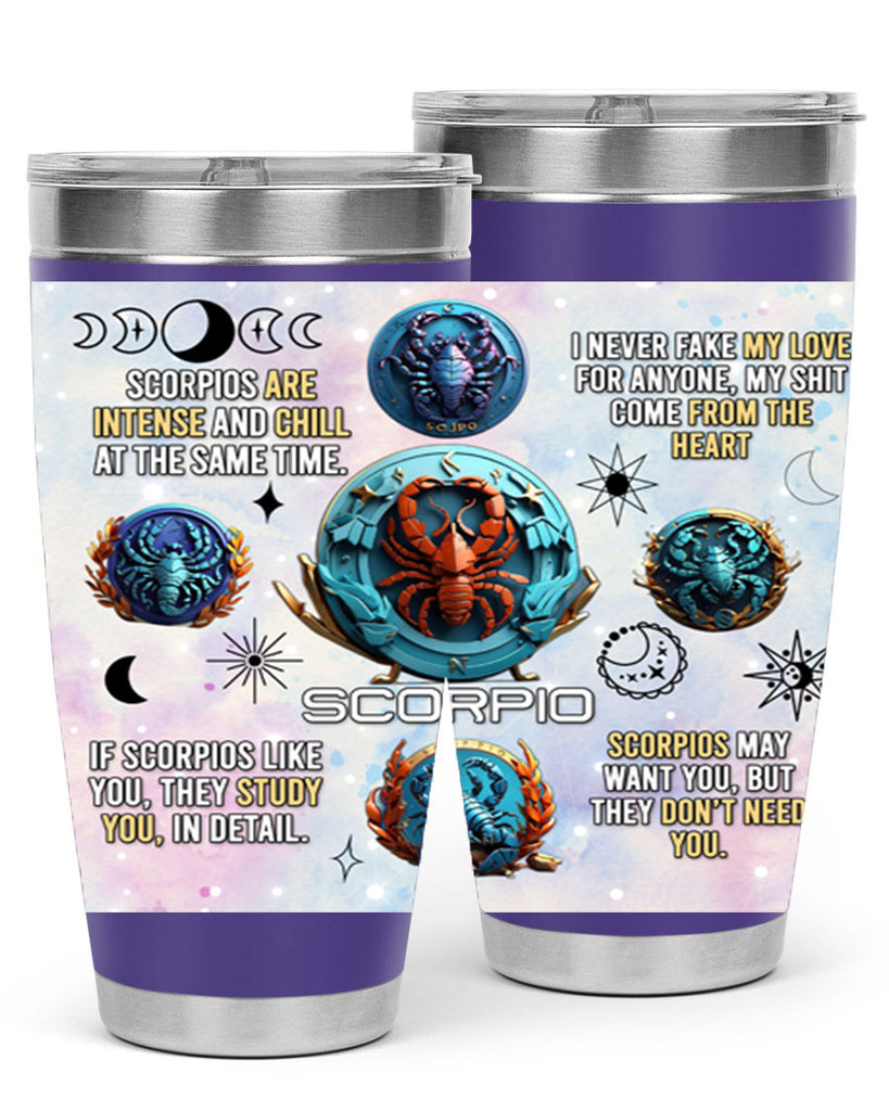 Straightscorpio 477#- zodiac- Tumbler