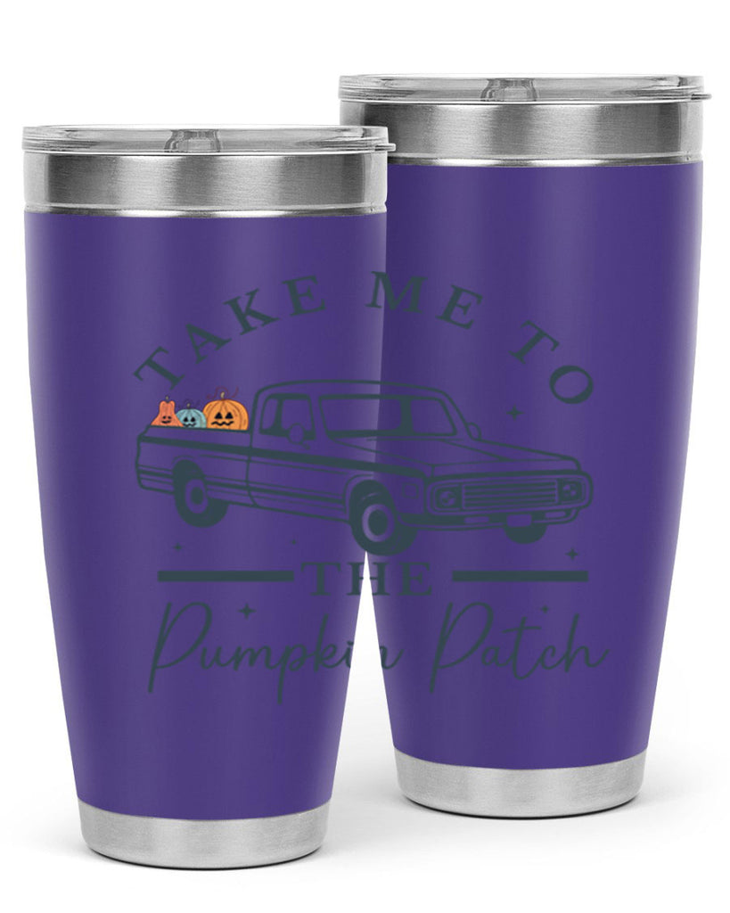Take Me To The Pumpkin Patch 593#- fall- Tumbler