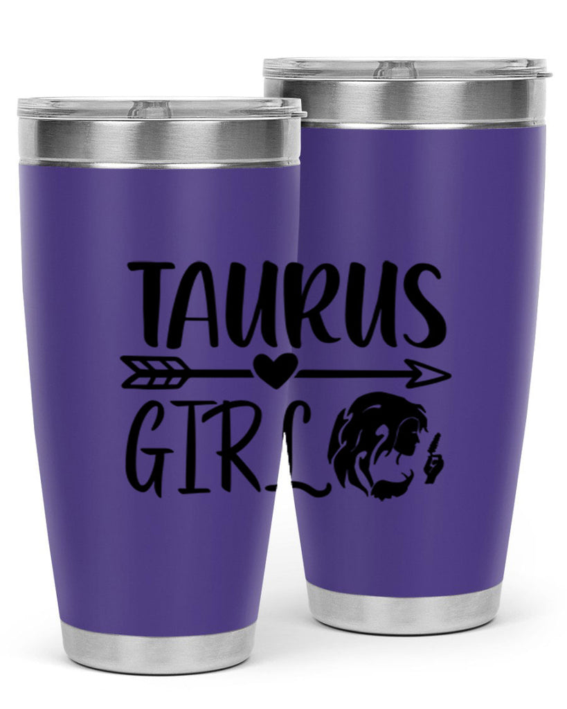 Taurus girl 498#- zodiac- Tumbler