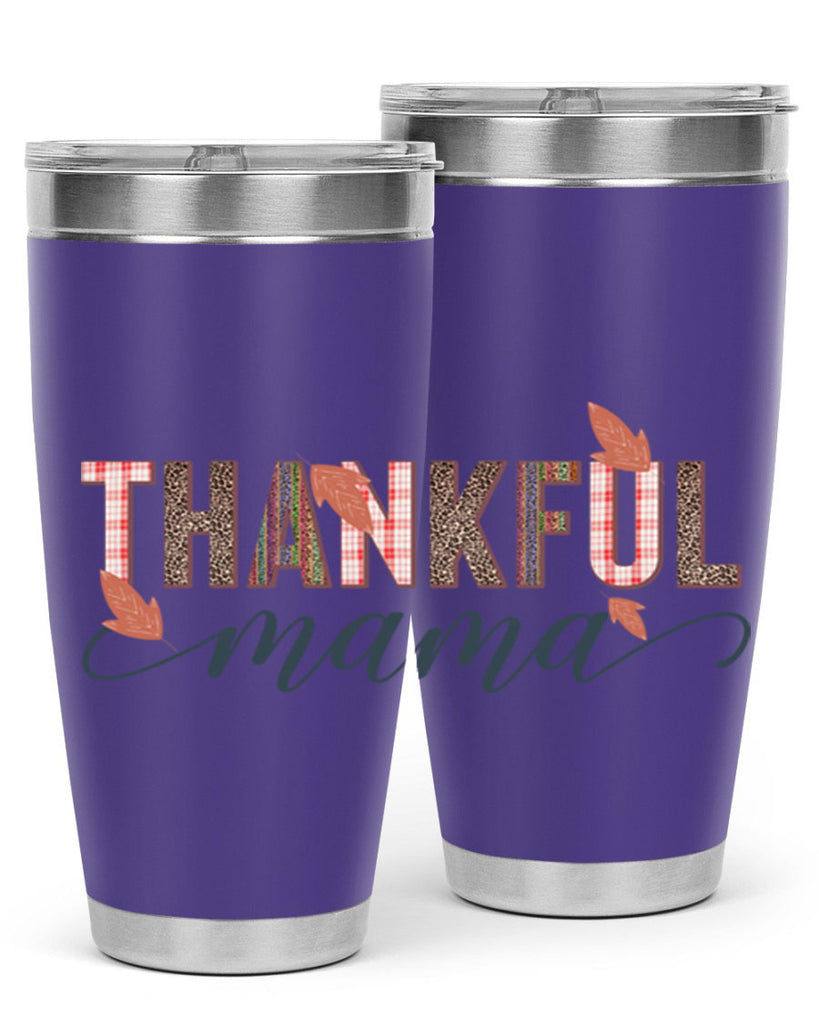 Thankful mama 606#- fall- Tumbler