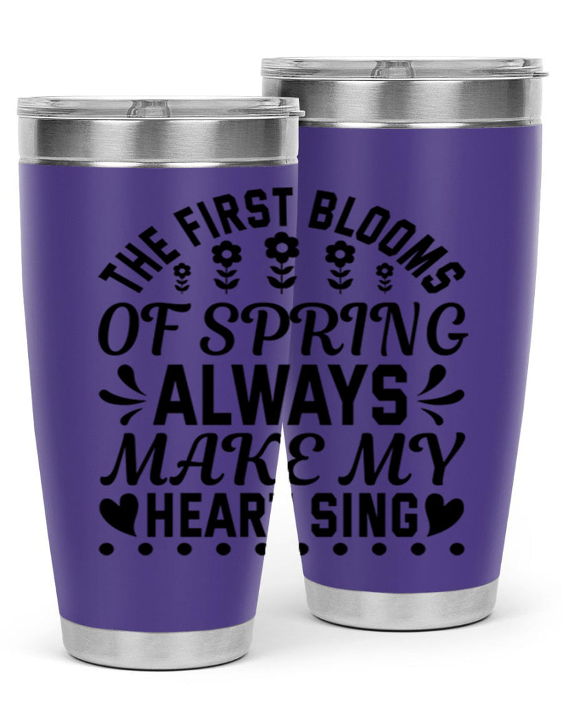 The first blooms of spring 549#- spring- Tumbler