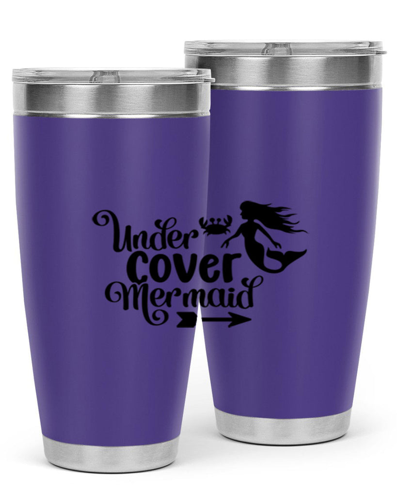 Under Cover Mermaid 641#- mermaid- Tumbler