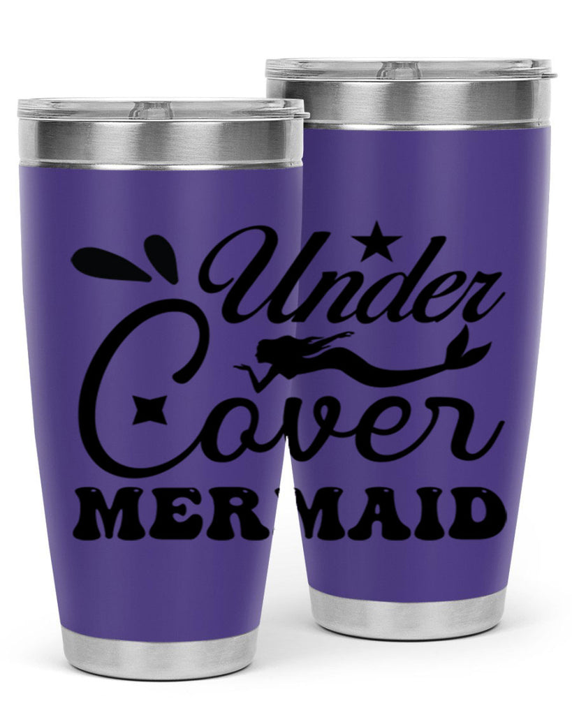 Under cover mermaid 646#- mermaid- Tumbler