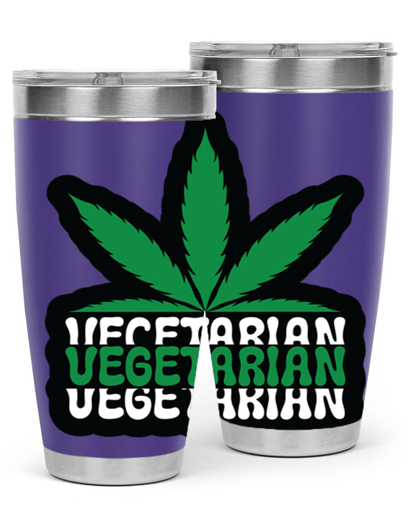 Vegetarian 271#- marijuana- Tumbler