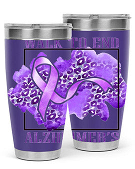 Walk o End AlzheimerS Purple Ribbon 220#- alzheimers- Cotton Tank