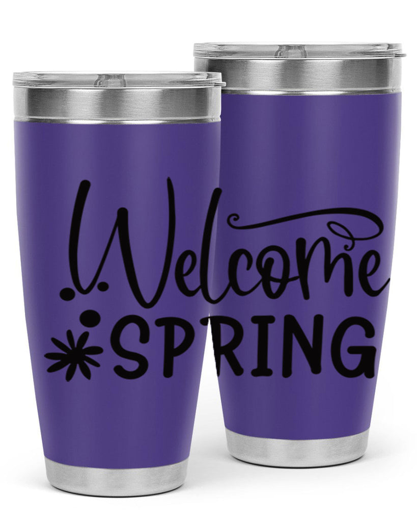 Welcome spring 12#- spring- Tumbler