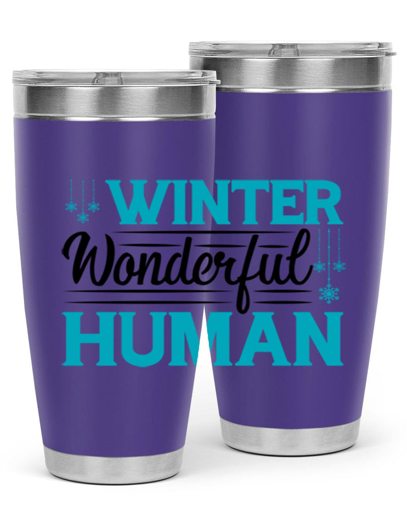 Winter Wonderful Time 569#- winter- Tumbler