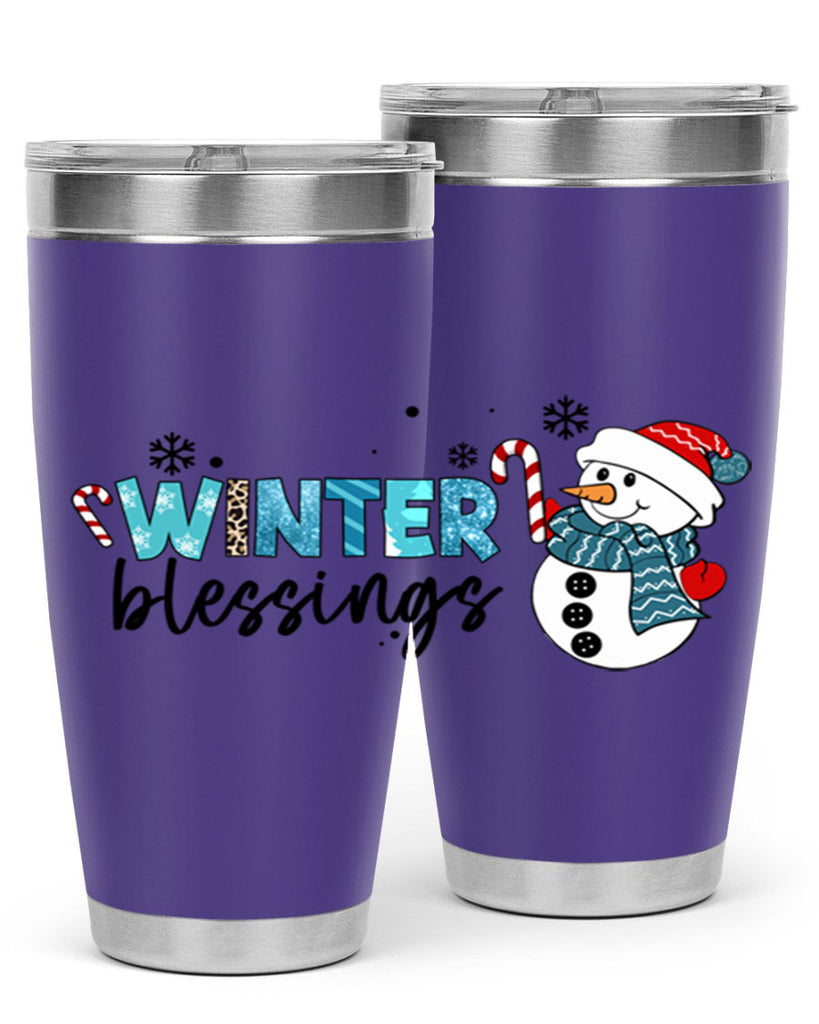 Winter blessings 570#- winter- Tumbler