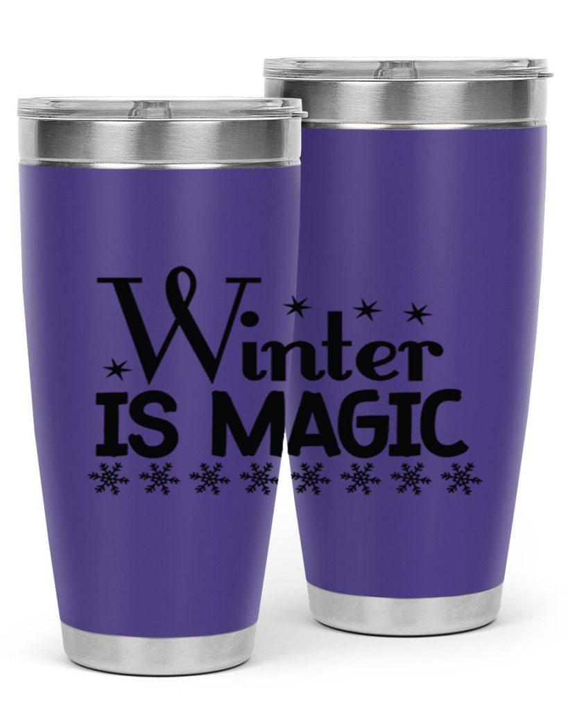 Winter is Magic 505#- winter- Tumbler