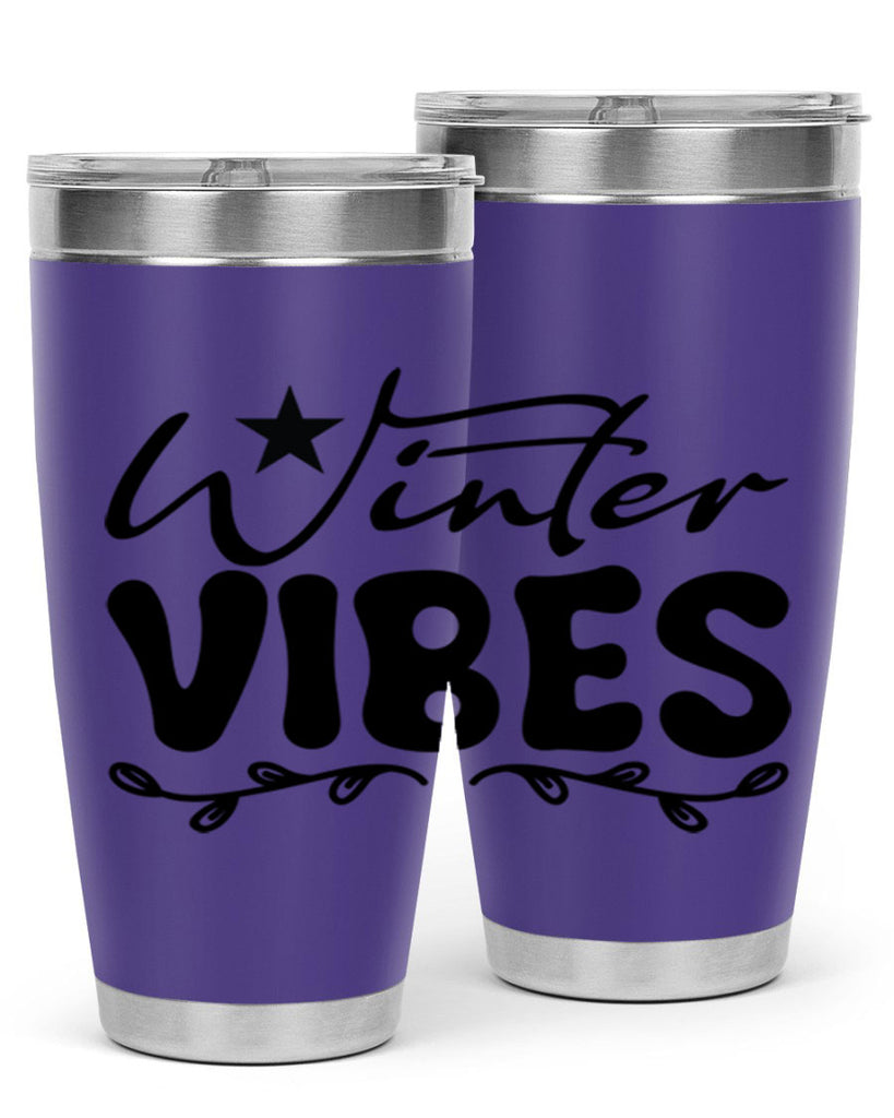 Winter vibes 567#- winter- Tumbler