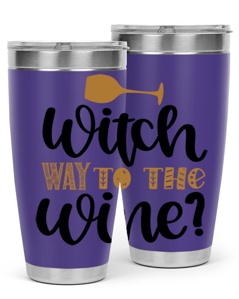 Witch Way to the Wine 651#- fall- Tumbler