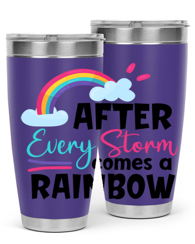 after every storm comes a rainbow Style 291#- baby- tumbler