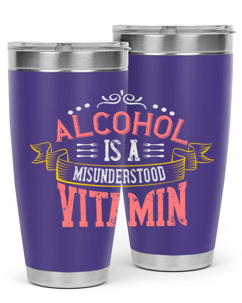 alcohol is a misunderstood vitamin 50#- cooking- Tumbler