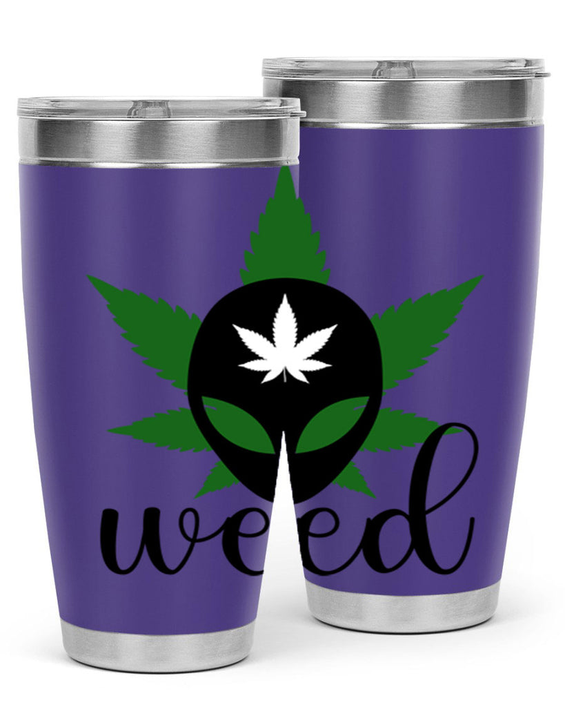 alien weed 12#- marijuana- Tumbler