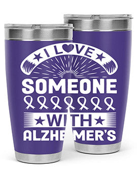 alzheimers awareness 119#- alzheimers- Tumbler