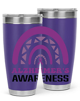 alzheimers awareness style 42#- alzheimers- Tumbler