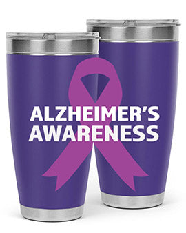 alzheimers awareness style 78#- alzheimers- Tumbler