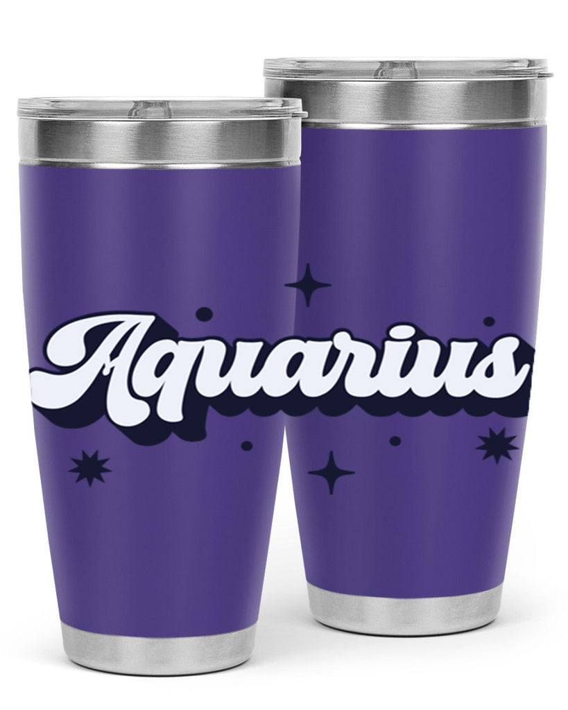 aquarius 82#- zodiac- Tumbler