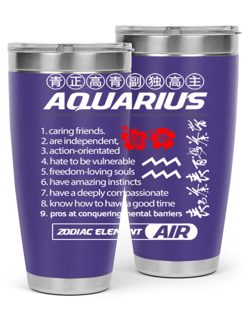 aquarius 85#- zodiac- Tumbler