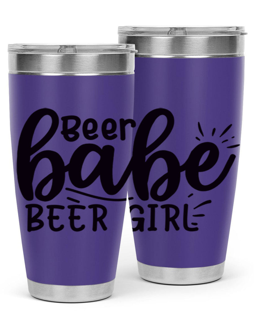 beer babe beer girl 136#- beer- Tumbler