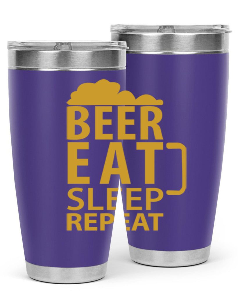 beer eat sleep 109#- beer- Tumbler