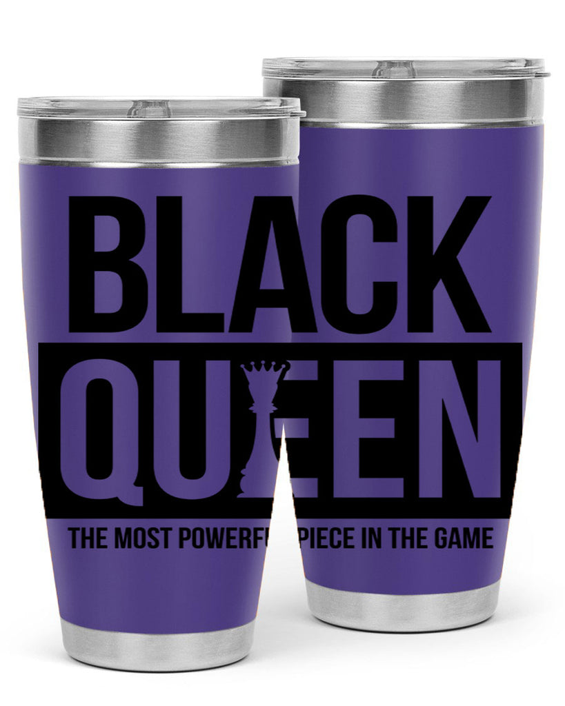 black queen chess 224#- black words phrases- Cotton Tank