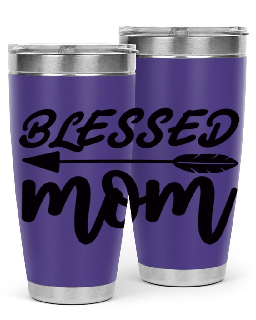 blessed mom 270#- mom- Tumbler