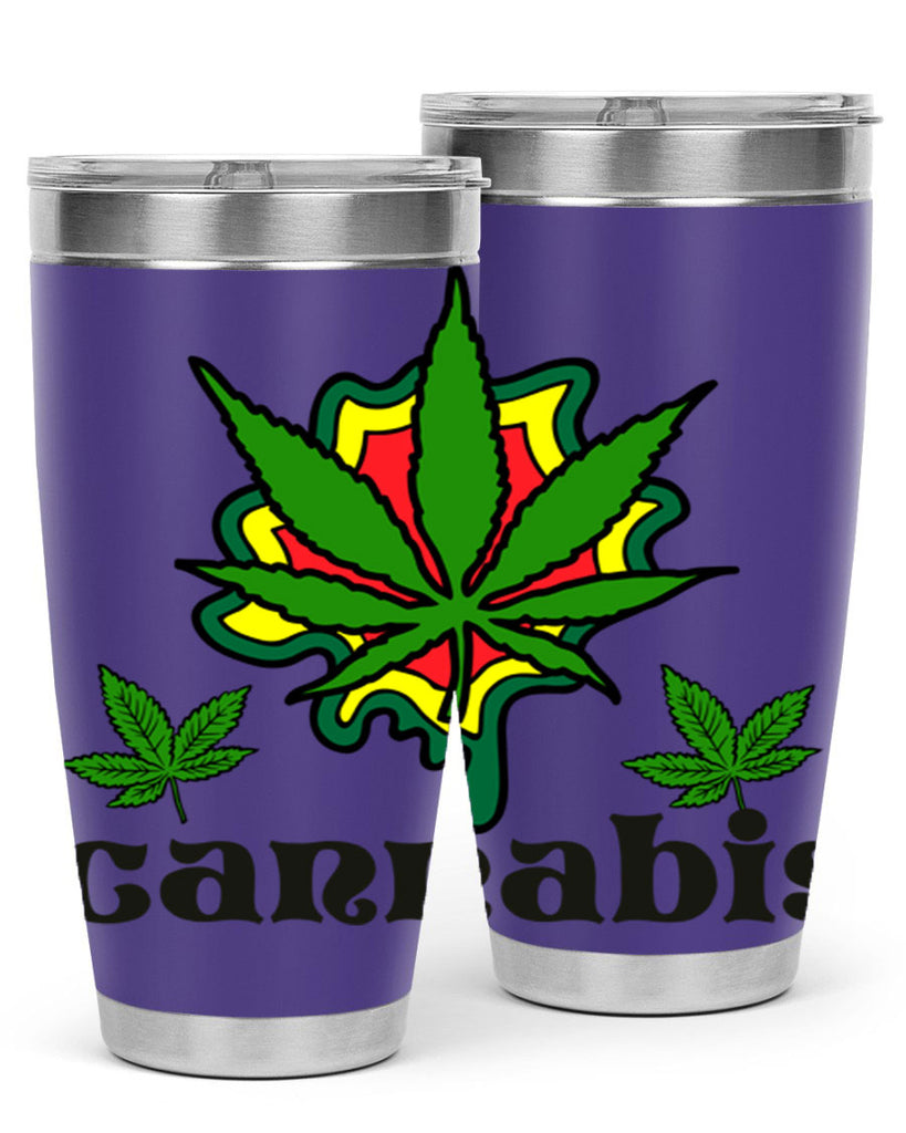 cannabis a 39#- marijuana- Tumbler