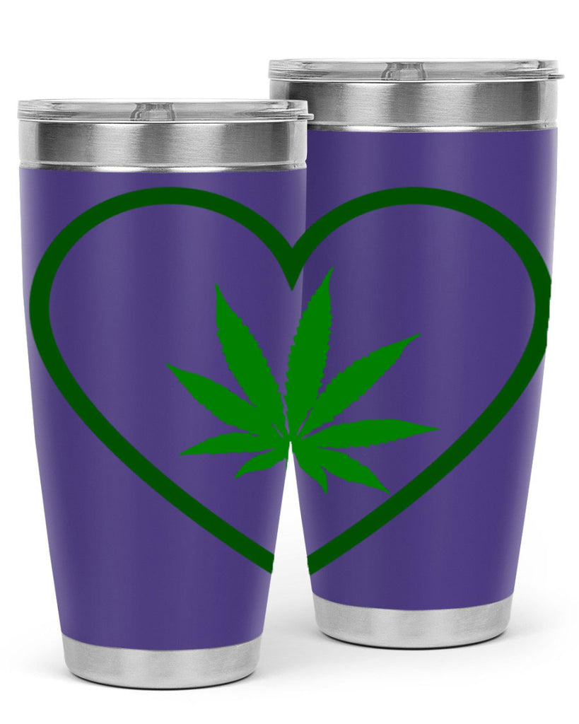 cannabis art 42#- marijuana- Tumbler