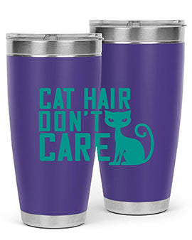 cat hair dont care Style 30#- cat- Tumbler