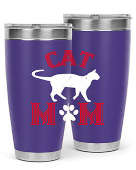 cat mom Style 35#- cat- Tumbler