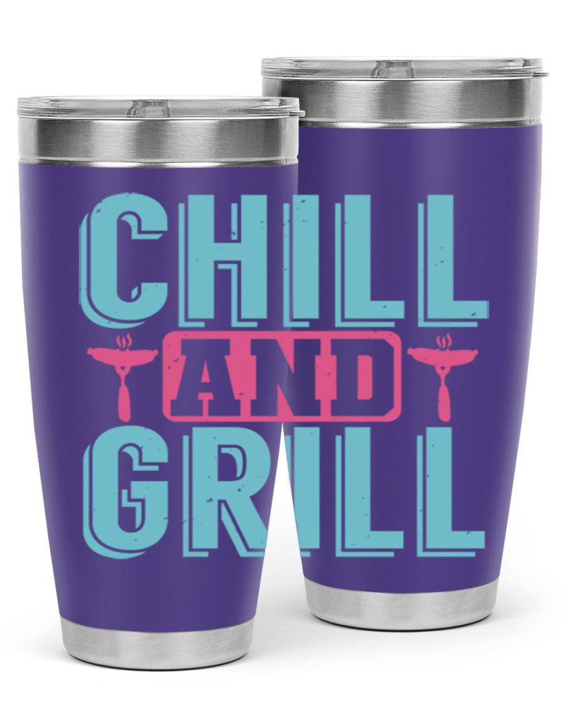 chill and grill 49#- bbq- Tumbler