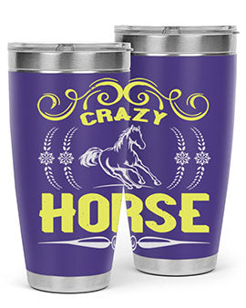 crazy horse Style 9#- horse- Tumbler