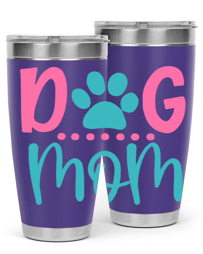 dog mom 348#- mom- Tumbler