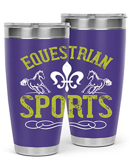 equestrian sports Style 55#- horse- Tumbler