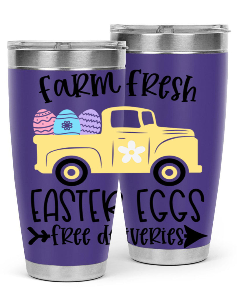 farm fresh easter eggs 46#- easter- Tumbler