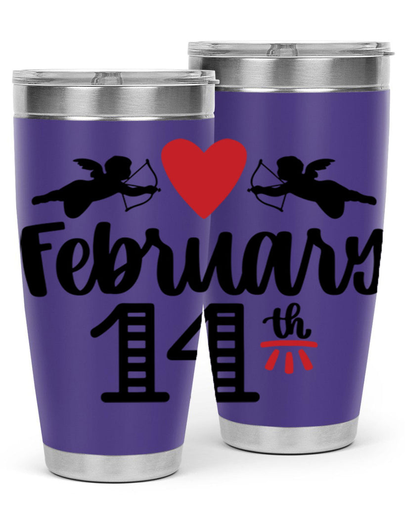 february th 28#- valentines day- Tumbler
