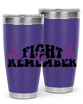 fight to remember 144#- alzheimers- Tumbler