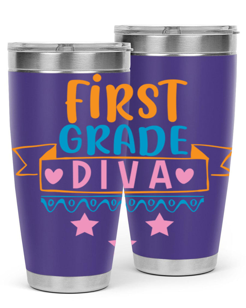 first grade diva 23#- 1st grade- Tumbler