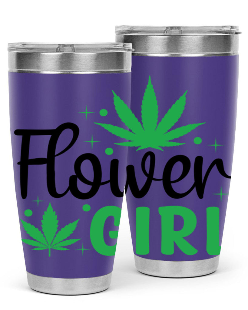 flower girl 83#- marijuana- Tumbler