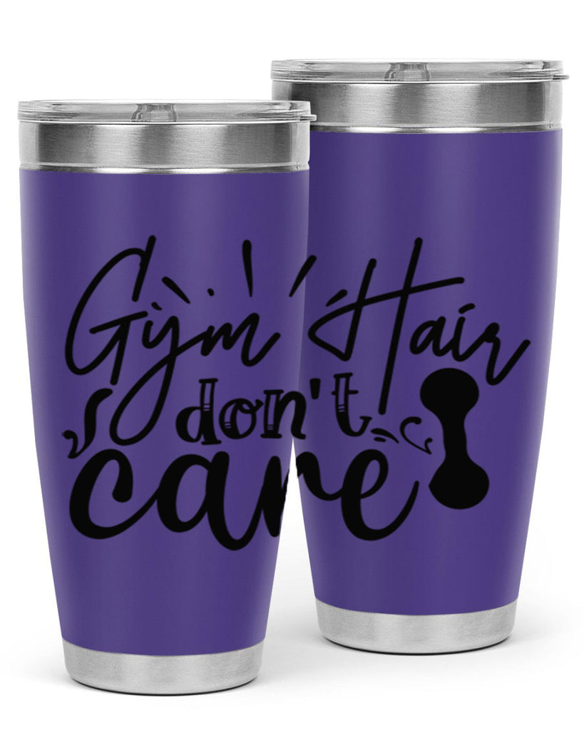 gym hair dont care 43#- gym- Tumbler